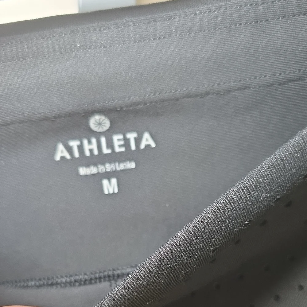 Athleta Black Active Leggings Ladies Sz M‎